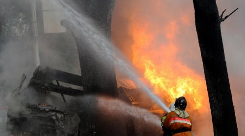 В Казахстане в результате возгорания автобуса погибли 52 человека - «Азия»