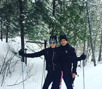 73-летний Майкл Дуглас бегает на лыжах