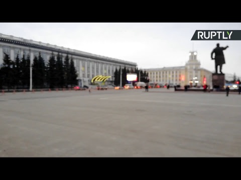 Стихийный митинг в связи с трагедией в ТЦ «Зимняя вишня» в Кемерове  - (ВИДЕО)