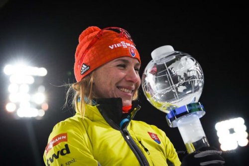 Анастасия Кузьмина выиграла Малый хрустальный глобус в гонках преследования - «Биатлон»