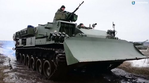 Украина начала производство нового эвакуатора для подбитых танков - «Технологии»