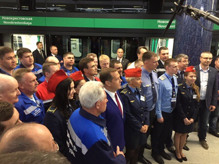 Медведев осмотрел станцию метро, построенную в Финском заливе - «Транспорт»