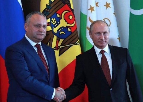 Додон назвал Путина символом новой России и другом молдавского народа - «Европа»
