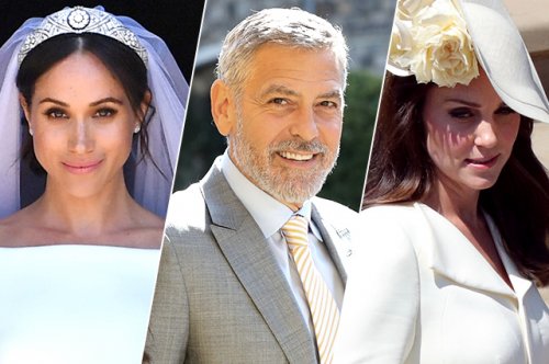 Не растерялся: Джордж Клуни танцевал с Меган Маркл и Кейт Миддлтон на вечеринке после королевской свадьбы - «Культура»