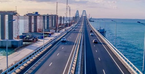 На Крымском мосту произошло первое ДТП - «Транспорт»