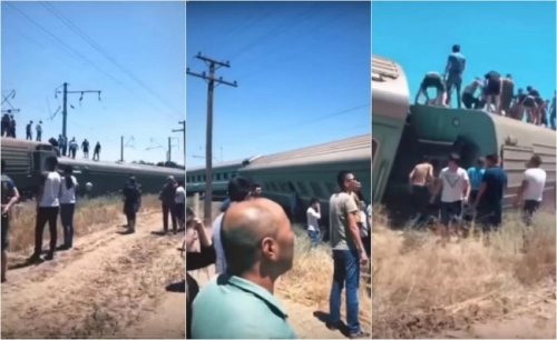 На юге Казахстана сошел с рельсов пассажирский поезд, есть пострадавшие - «Азия»