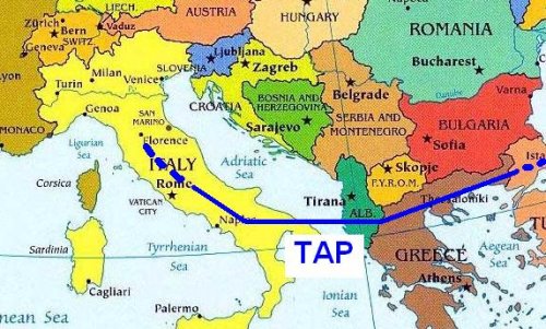 ЕБРР предоставит кредит на сооружение Трансадриатического трубопровода - «Большой Кавказ»