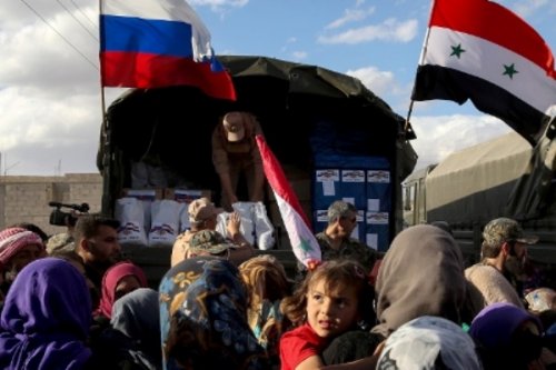 В сирийский Даиль российские военные доставили 10 тонн гумпомощи - «Ближний Восток»