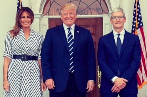 Дональд и Мелания Трамп встретились с главой компании Apple - «Культура»