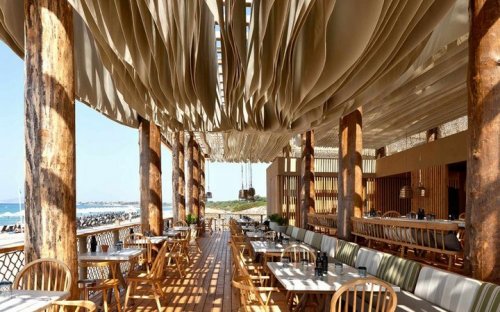 Необычный ресторан в Греции с волнами на потолке ! - «Фото»