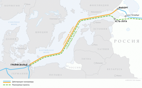 «Газпром» уложил на дно Балтики 300 км «Северного потока-2» - «Европа»