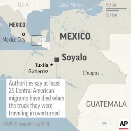 В результате ДТП в Мексике погибли 25 мигрантов из Центральной Америки - «Латинская Америка»