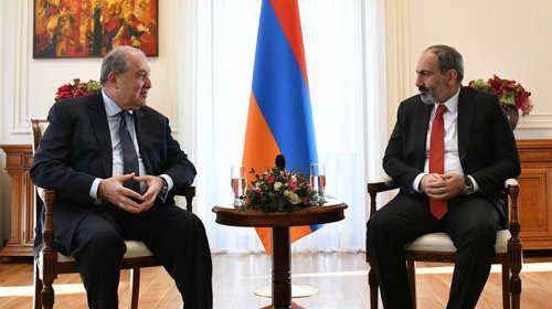 Президент Армении Армен Саркисян провел встречу с премьером Николом Пашиняном - «Новости Армении»