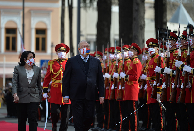 В резиденции президента Грузии состоялась официальная церемония встречи президента Республики Армения - NovostiNK - Новости Армении - «Новости Армении»