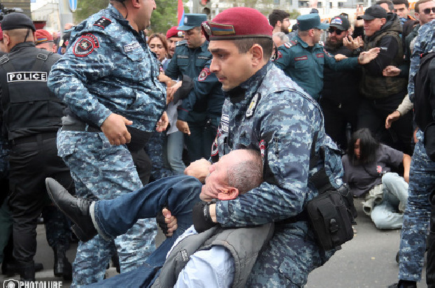 Полиция задержала в Ереване 61 демонстрантов - NovostiNK - Новости Армении - «Новости Армении»